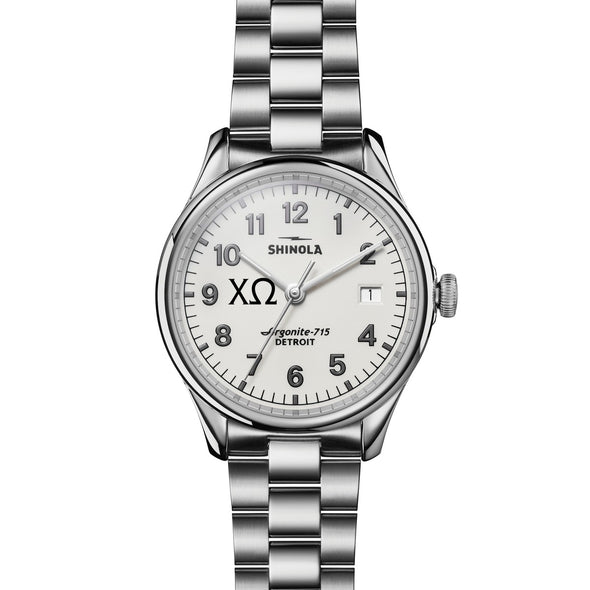 Chi Omega Shinola Watch, The Vinton 38 mm Alabaster Dial at M.LaHart &amp; Co. Shot #2