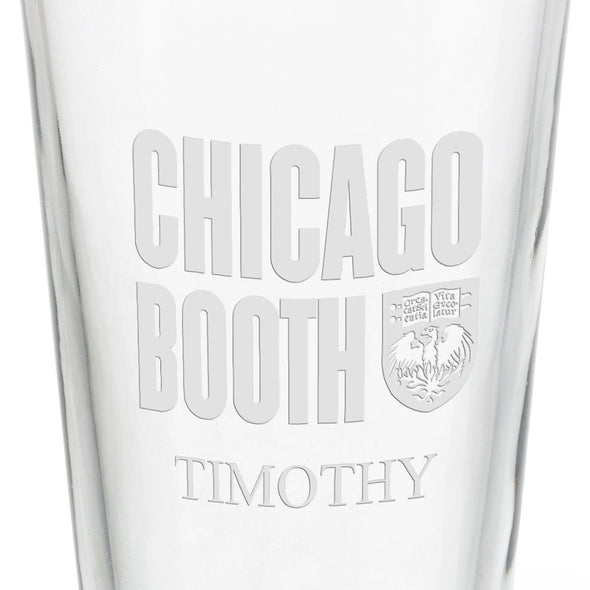 Chicago Booth 16 oz Pint Glass Shot #3