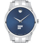 Chicago Booth Men's Movado Collection Stainless Steel Watch with Blue Dial Shot #1