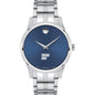 Chicago Booth Men's Movado Collection Stainless Steel Watch with Blue Dial Shot #2