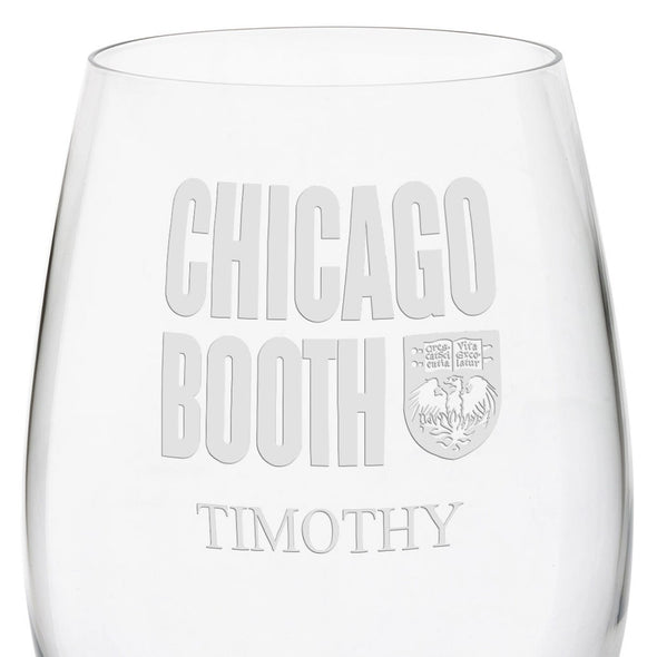 Chicago Booth Red Wine Glasses Shot #3