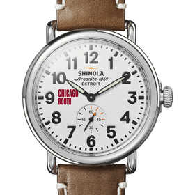 Chicago Booth Shinola Watch, The Runwell 41 mm White Dial Shot #1