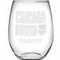 Chicago Booth Stemless Wine Glasses Made in the USA Shot #2