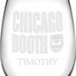 Chicago Booth Stemless Wine Glasses Made in the USA Shot #3