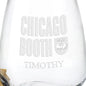 Chicago Booth Stemless Wine Glasses Shot #3