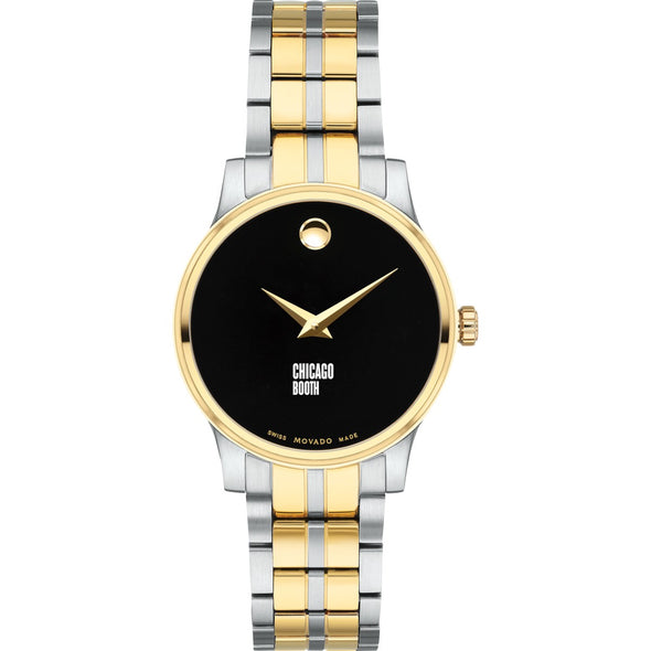 Chicago Booth Women&#39;s Movado Collection Two-Tone Watch with Black Dial Shot #2