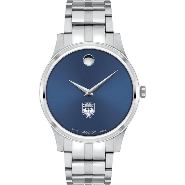 Chicago Men&#39;s Movado Collection Stainless Steel Watch with Blue Dial Shot #2