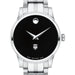 Chicago Women's Movado Stainless Steel Watch with Black Dial