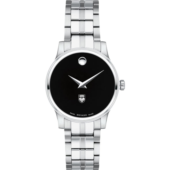 Chicago Women&#39;s Movado Stainless Steel Watch with Black Dial Shot #2