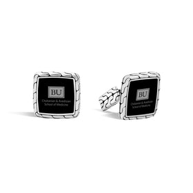 Chobanian &amp; Avedisian School of Medicine Cufflinks by John Hardy with Black Onyx Shot #1