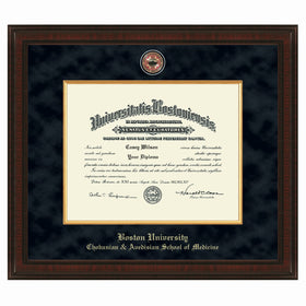 Chobanian &amp; Avedisian School of Medicine Diploma Frame - Excelsior Shot #1