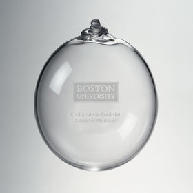 Chobanian &amp; Avedisian School of Medicine Glass Ornament by Simon Pearce Shot #1