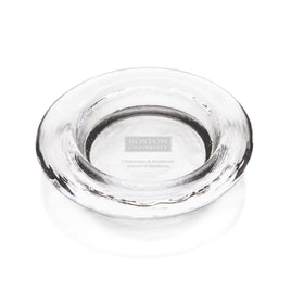 Chobanian &amp; Avedisian School of Medicine Glass Wine Coaster by Simon Pearce Shot #1