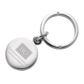 Chobanian &amp; Avedisian School of Medicine Sterling Silver Insignia Key Ring Shot #1