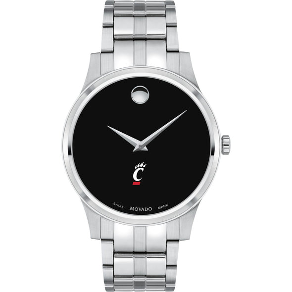 Cincinnati Men&#39;s Movado Collection Stainless Steel Watch with Black Dial Shot #2