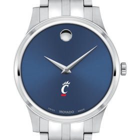 Cincinnati Men&#39;s Movado Collection Stainless Steel Watch with Blue Dial Shot #1