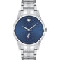 Cincinnati Men's Movado Collection Stainless Steel Watch with Blue Dial Shot #2