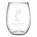 Cincinnati Stemless Wine Glasses Made in the USA