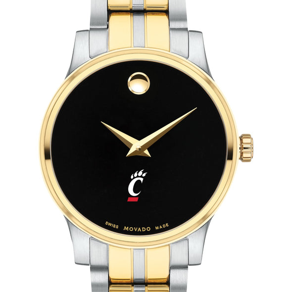 Cincinnati Women&#39;s Movado Collection Two-Tone Watch with Black Dial Shot #1