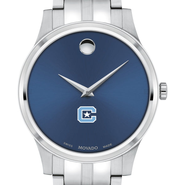 Citadel Men&#39;s Movado Collection Stainless Steel Watch with Blue Dial Shot #1