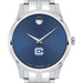 Citadel Men's Movado Collection Stainless Steel Watch with Blue Dial