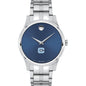 Citadel Men's Movado Collection Stainless Steel Watch with Blue Dial Shot #2