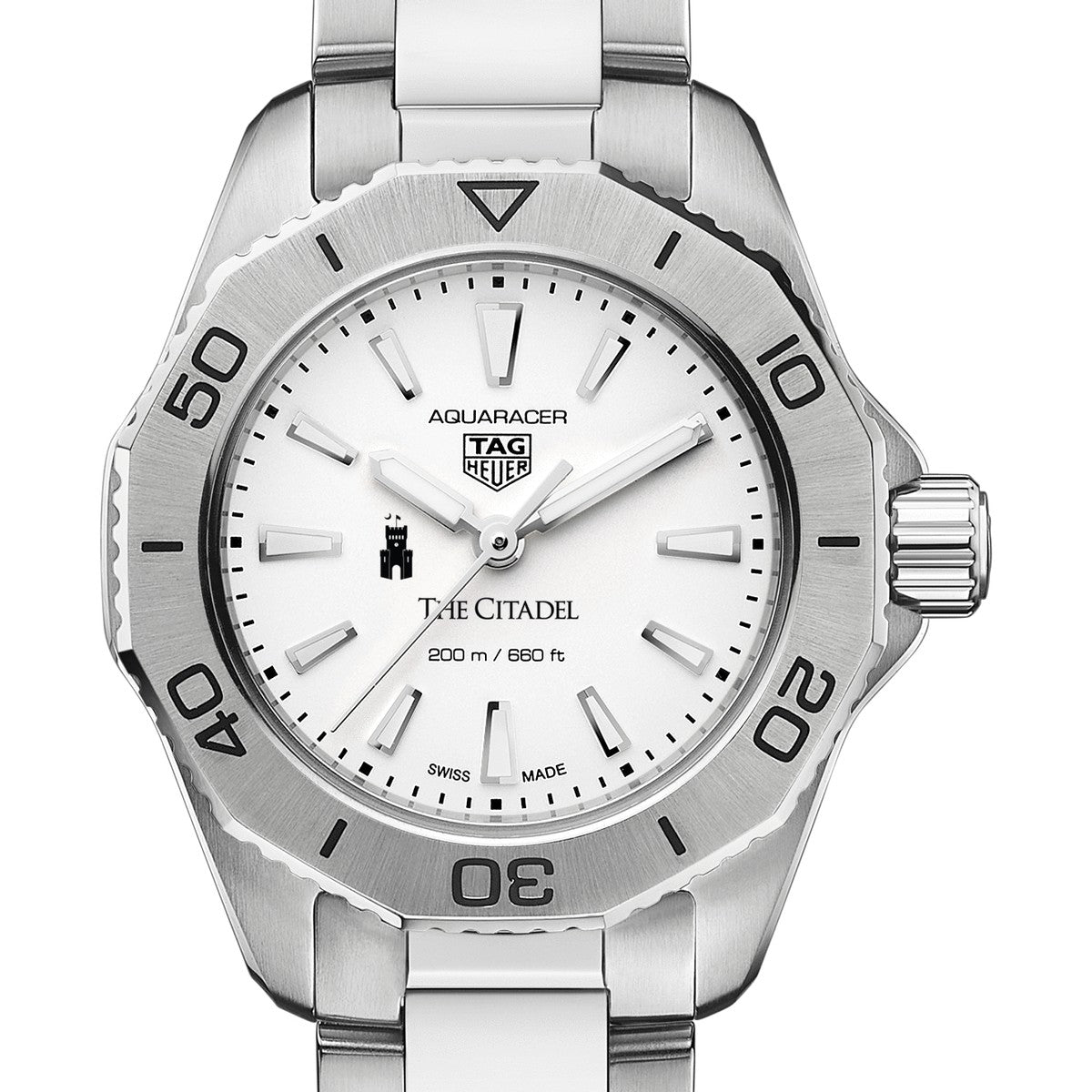 Citadel Women s TAG Heuer Steel Aquaracer with Silver Dial M