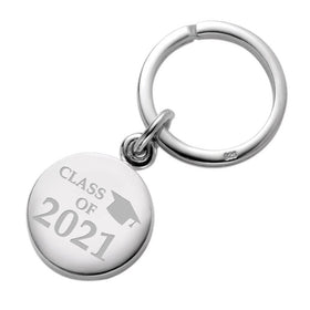 Class of 2021 Sterling Silver Insignia Key Ring Shot #1