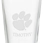 Clemson 16 oz Pint Glass Shot #3