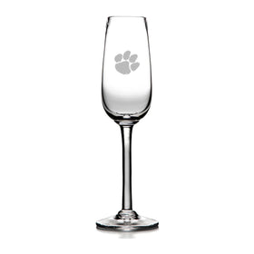 Clemson Flute Glass by Simon Pearce Shot #1