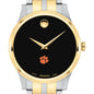 Clemson Men's Movado Collection Two-Tone Watch with Black Dial Shot #1