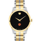 Clemson Men's Movado Collection Two-Tone Watch with Black Dial Shot #2