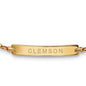 Clemson Monica Rich Kosann Petite Poesy Bracelet in Gold Shot #2