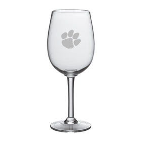 Clemson Red Wine Glass by Simon Pearce Shot #1