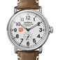 Clemson Shinola Watch, The Runwell 41 mm White Dial Shot #1