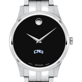 CNU Men&#39;s Movado Collection Stainless Steel Watch with Black Dial Shot #1