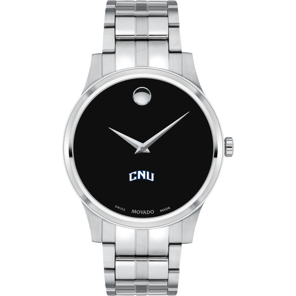 CNU Men&#39;s Movado Collection Stainless Steel Watch with Black Dial Shot #2