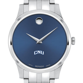 CNU Men&#39;s Movado Collection Stainless Steel Watch with Blue Dial Shot #1