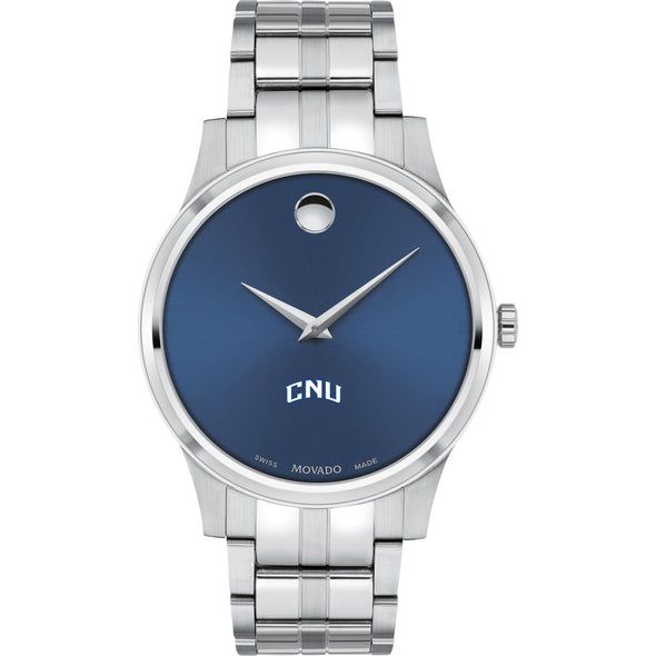 CNU Men&#39;s Movado Collection Stainless Steel Watch with Blue Dial Shot #2