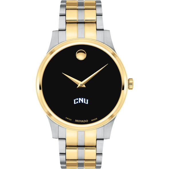 CNU Men&#39;s Movado Collection Two-Tone Watch with Black Dial Shot #2