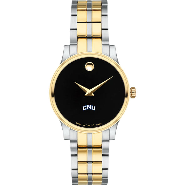 CNU Women&#39;s Movado Collection Two-Tone Watch with Black Dial Shot #2