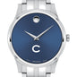 Colgate Men's Movado Collection Stainless Steel Watch with Blue Dial Shot #1