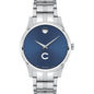 Colgate Men's Movado Collection Stainless Steel Watch with Blue Dial Shot #2