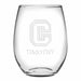 Colgate Stemless Wine Glasses Made in the USA