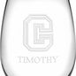 Colgate Stemless Wine Glasses Made in the USA Shot #3