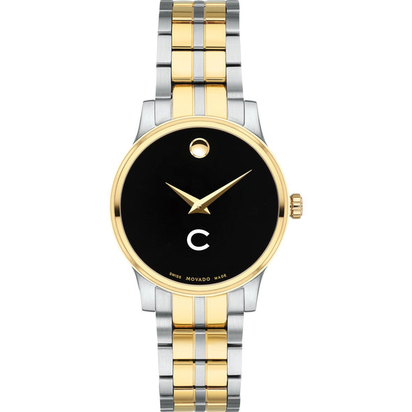 Colgate Women&#39;s Movado Collection Two-Tone Watch with Black Dial Shot #2