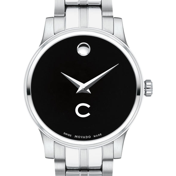 Colgate Women&#39;s Movado Stainless Steel Watch with Black Dial Shot #1