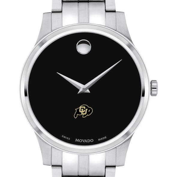 Colorado Men&#39;s Movado Collection Stainless Steel Watch with Black Dial Shot #1