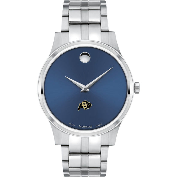 Colorado Men&#39;s Movado Collection Stainless Steel Watch with Blue Dial Shot #2