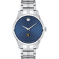 Colorado Men's Movado Collection Stainless Steel Watch with Blue Dial Shot #2